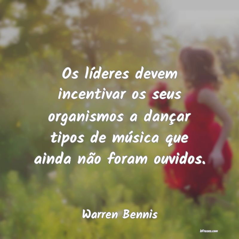 Frases de Warren Bennis