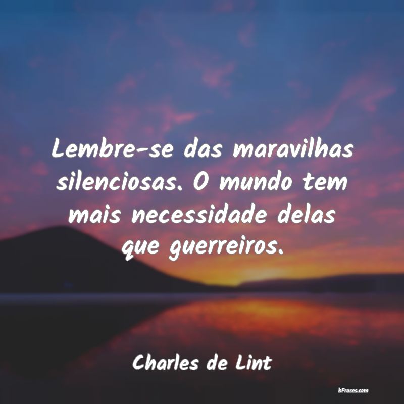 Frases de Charles de Lint