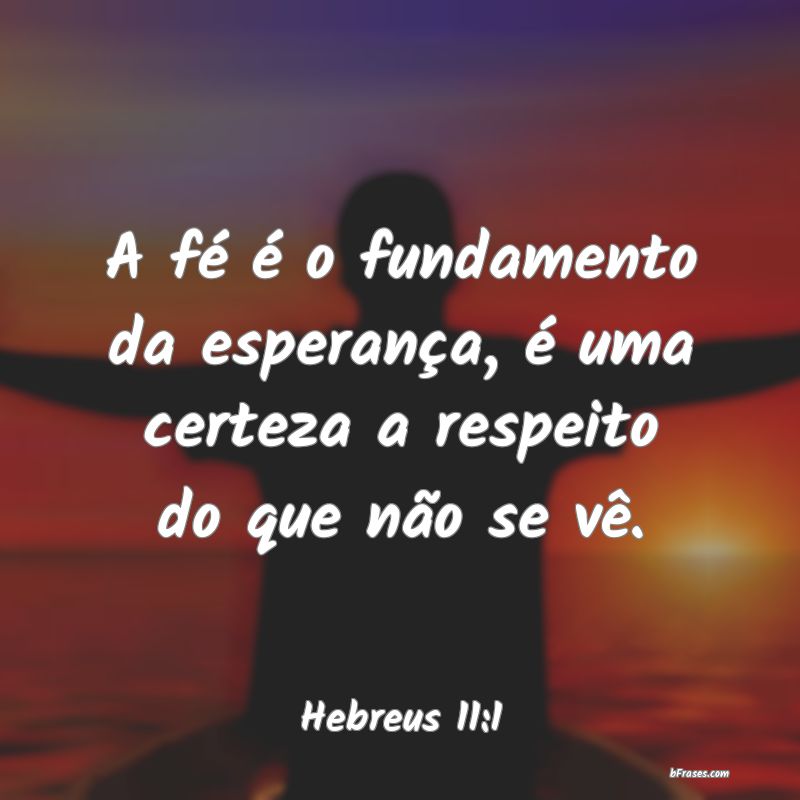 Frases de Hebreus 11:1