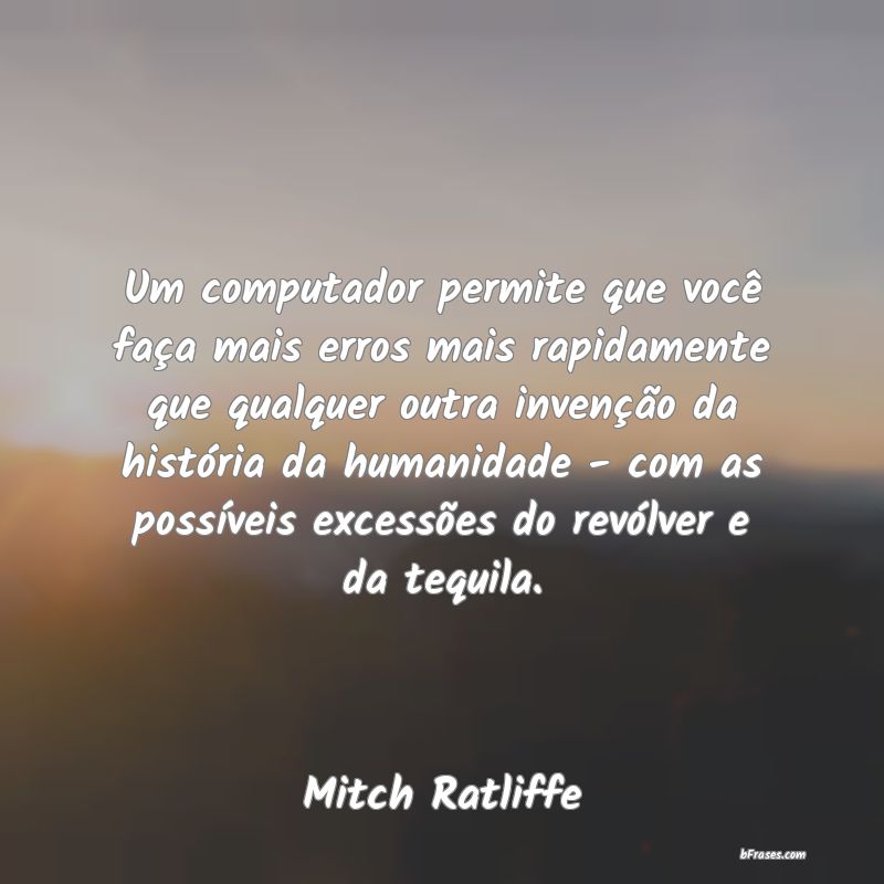 Frases de Mitch Ratliffe