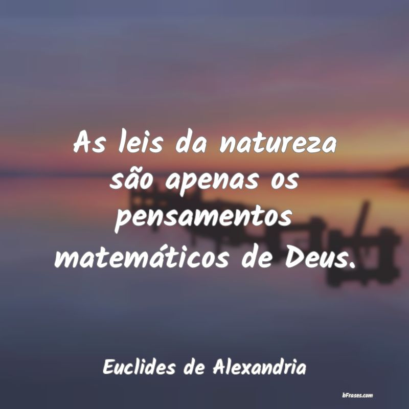 Frases de Euclides de Alexandria