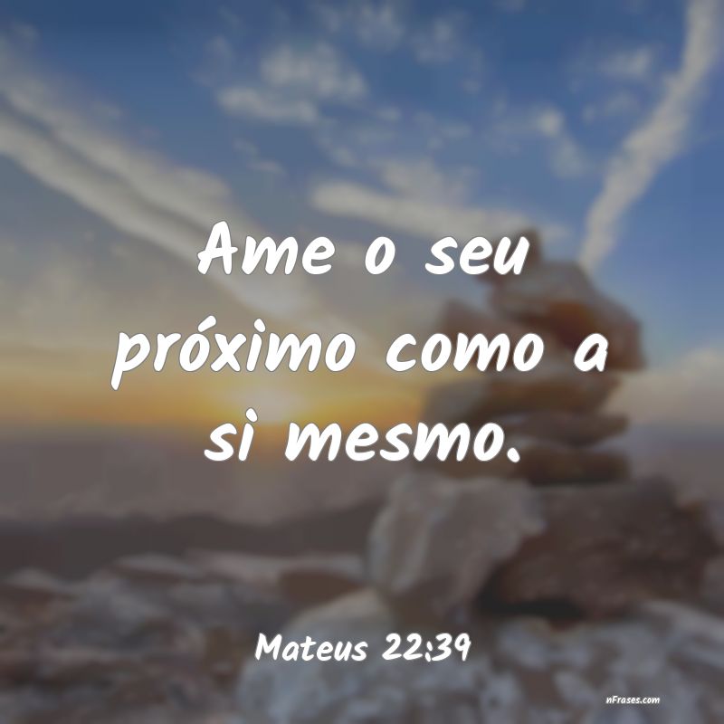 Frases de Mateus 22:39