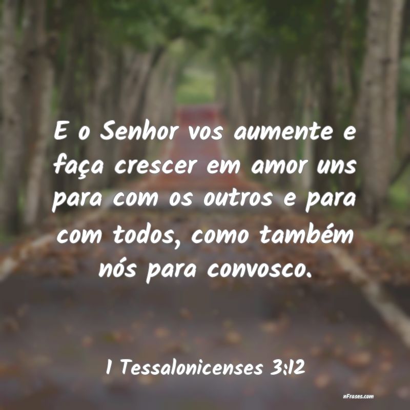 Frases de 1 Tessalonicenses 3:12