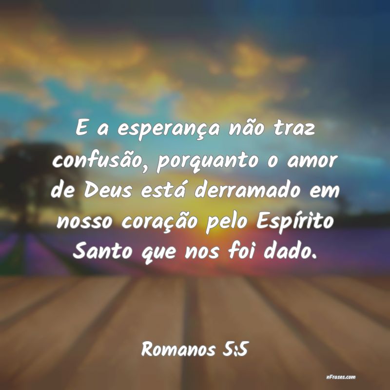 Frases de Romanos 5:5