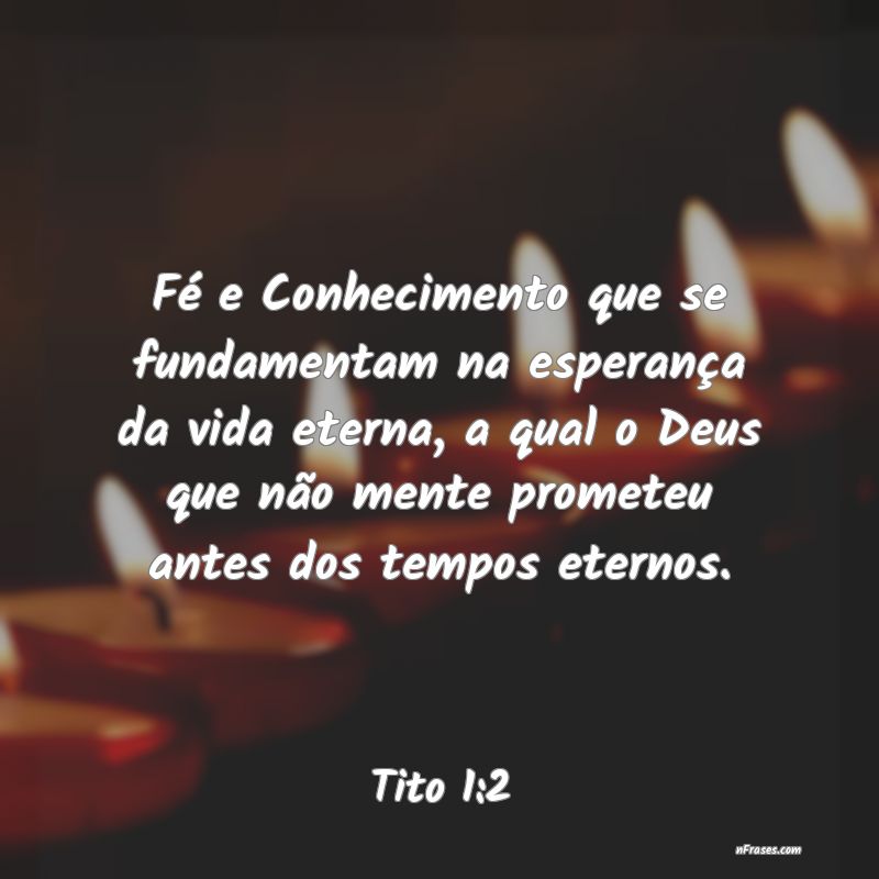 Frases de Tito 1:2