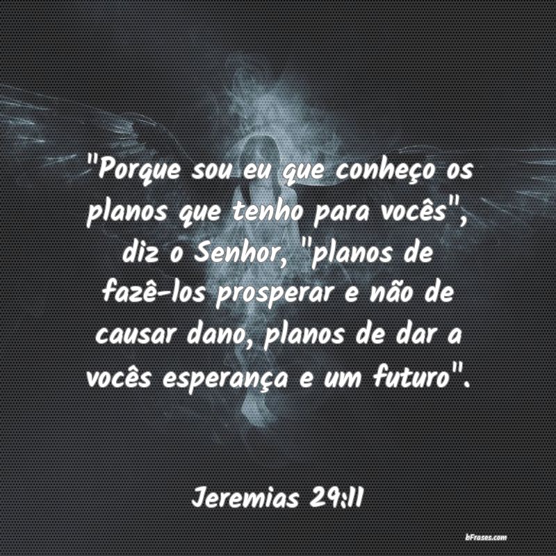 Frases de Jeremias 29:11